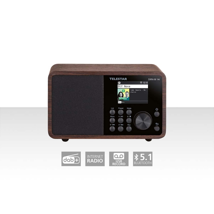 TELESTAR DIRA M 14i Multifunktionsradio Trä i gruppen HEMELEKTRONIK / Ljud & Bild / Hemmabio, HiFi & Bärbart / Radio & Väckarklockor / Radio hos TP E-commerce Nordic AB (C78697)