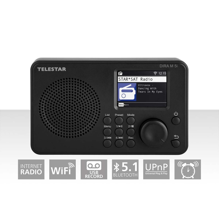 TELESTAR DIRA M 5i Internetradio Svart i gruppen HEMELEKTRONIK / Ljud & Bild / Hemmabio, HiFi & Bärbart / Radio & Väckarklockor / Radio hos TP E-commerce Nordic AB (C78698)