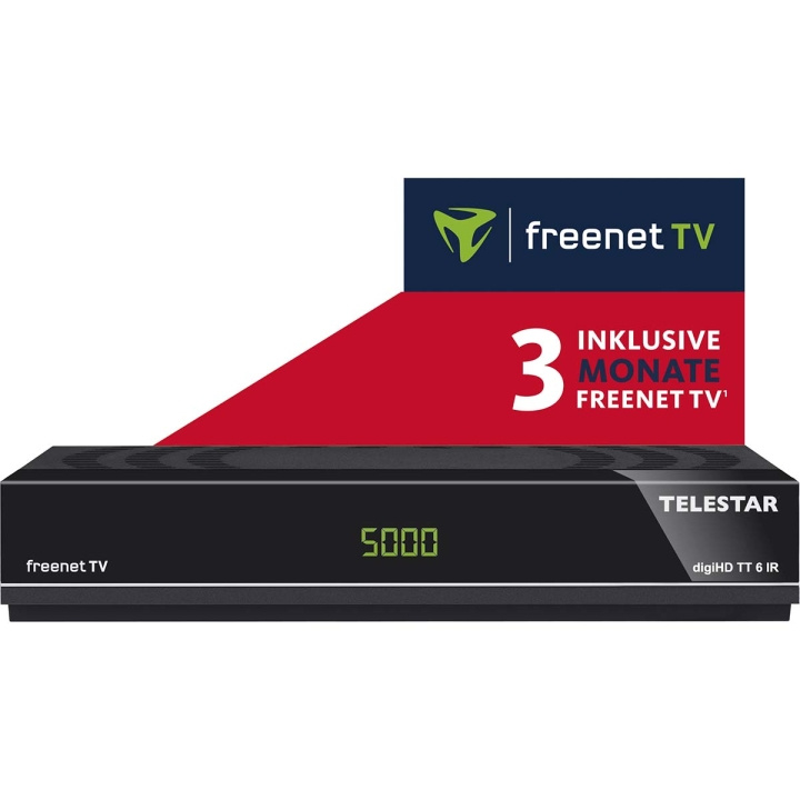 TELESTAR digiHD TT 6 IR Liten DTT 2 HD digitalbox inkl. 3 månader freenet i gruppen HEMELEKTRONIK / Ljud & Bild / TV & Tillbehör / Mediaspelare & Smart TV-boxar hos TP E-commerce Nordic AB (C78711)