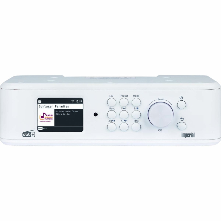 imperial DABMAN i460 multifunktionell radio vit-silver i gruppen HEMELEKTRONIK / Ljud & Bild / Hemmabio, HiFi & Bärbart / Radio & Väckarklockor / Radio hos TP E-commerce Nordic AB (C78719)