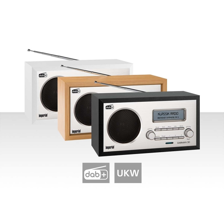 imperial DABMAN 30 Svart DAB+ / FM i gruppen HEMELEKTRONIK / Ljud & Bild / Hemmabio, HiFi & Bärbart / Radio & Väckarklockor / Radio hos TP E-commerce Nordic AB (C78744)