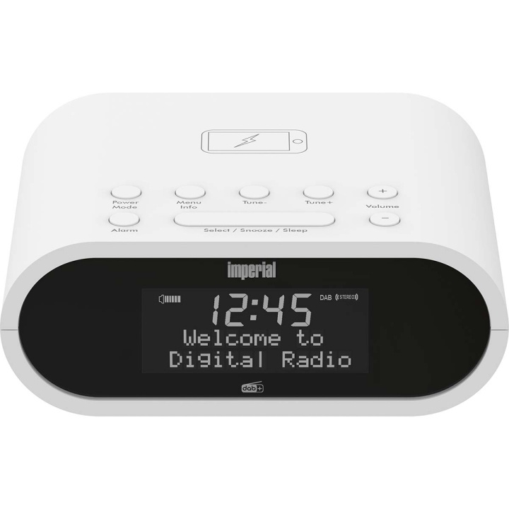 imperial DABMAN d20 DAB+ och FM-radio väckarklocka Vit i gruppen HEMELEKTRONIK / Ljud & Bild / Hemmabio, HiFi & Bärbart / Radio & Väckarklockor / Klockradio hos TP E-commerce Nordic AB (C78752)