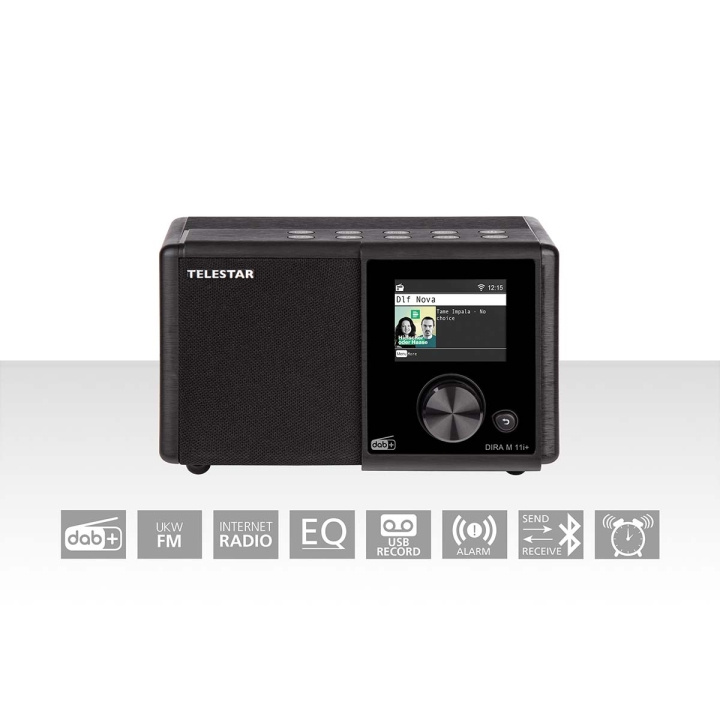 TELESTAR DIRA M11i+ Kompakt multifunktionsradio EWF DAB+ / FM / Internet / Bluetooth i gruppen HEMELEKTRONIK / Ljud & Bild / Hemmabio, HiFi & Bärbart / Radio & Väckarklockor / Radio hos TP E-commerce Nordic AB (C78757)