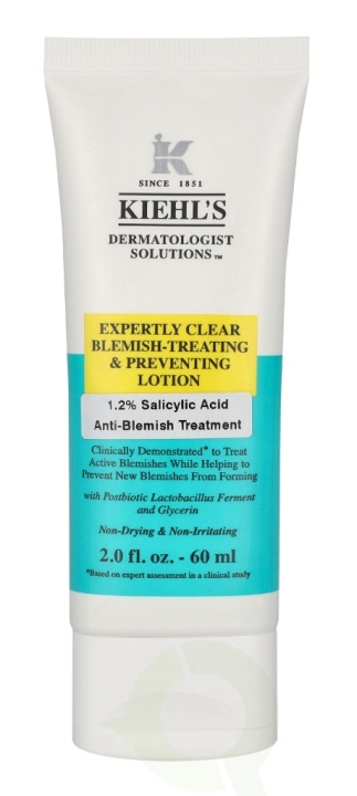 Kiehl\'s Expertly Clear Acne-Treating & Preventing Lotion 60 ml i gruppen SKÖNHET & HÄLSA / Hudvård / Kroppsvård / Body lotion hos TP E-commerce Nordic AB (C78860)