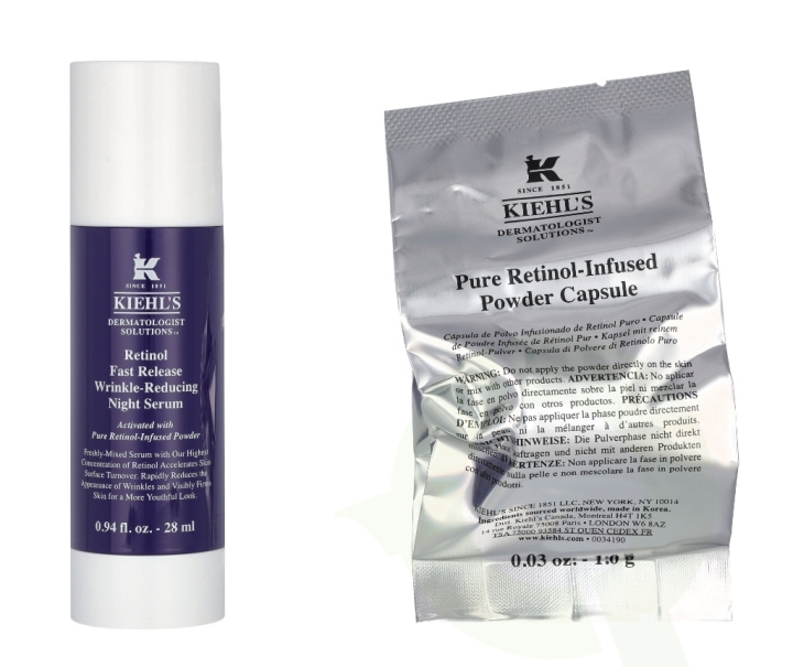 Kiehl\'s Retinol Fast Release Wrinkle-Reducing Night Serum 28 ml i gruppen SKÖNHET & HÄLSA / Hudvård / Ansiktsvård / Serum Hud hos TP E-commerce Nordic AB (C78861)