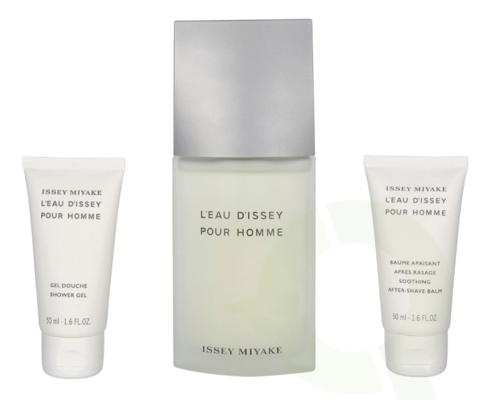 Issey Miyake L\'Eau D\'Issey Pour Homme Giftset 225 ml Edt Spray 125ml/Shower Gel 50ml/After Shave Balm 50ml i gruppen SKÖNHET & HÄLSA / Presentkit / Presentkit För Honom hos TP E-commerce Nordic AB (C78867)