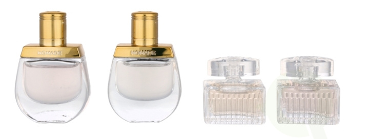 Chloe Les Parfums Set 20 ml Nomade Edp 5ml/Edt 5ml/Chloe Edp 5ml/Chloe Rose Tangerine Edt 5ml i gruppen SKÖNHET & HÄLSA / Presentkit / Presentkit För Henne hos TP E-commerce Nordic AB (C78884)