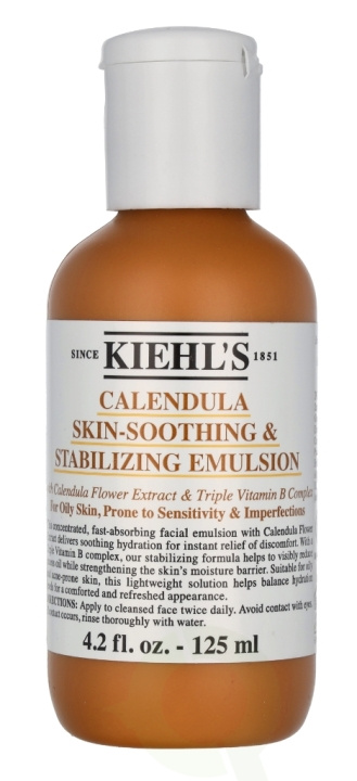 Kiehl\'s Calendula Skin-Soothing & Stabilizing Emulsion 125 ml i gruppen SKÖNHET & HÄLSA / Hudvård / Ansiktsvård / Ansiktsolja hos TP E-commerce Nordic AB (C78906)