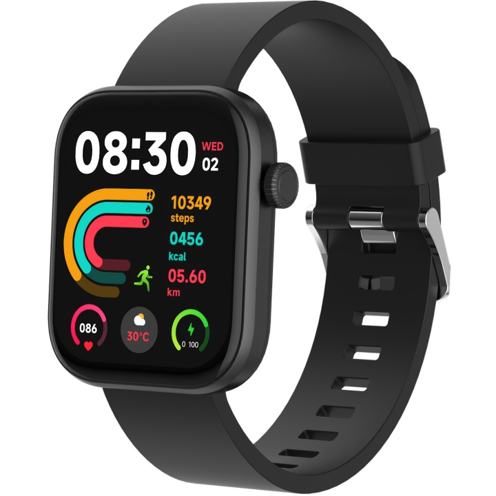 Denver Bluetooth AMOLED Smart Watch Svart i gruppen SPORT, FRITID & HOBBY / Smartwatch & Aktivitetsarmband / Smartwatches hos TP E-commerce Nordic AB (C78952)