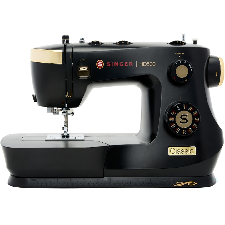 Singer Symaskin HD500 Classic Gold 32 Sömmar, Robust i gruppen HEM, HUSHÅLL & TRÄDGÅRD / Hushållsmaskiner / Symaskiner & Tillbehör / Symaskiner hos TP E-commerce Nordic AB (C78963)