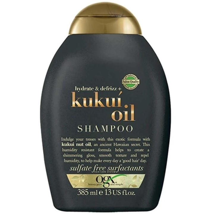 OGX Kukui Oil Shampoo 385ml i gruppen SKÖNHET & HÄLSA / Hår & Styling / Hårvårdsprodukter / Schampo hos TP E-commerce Nordic AB (C78994)