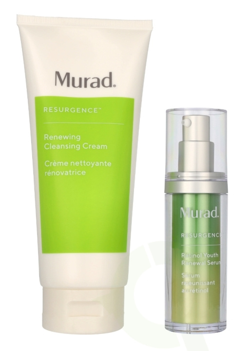 Murad Overnight Renewal Set 230 ml Cleansing Cream 200ml/Serum 30ml i gruppen SKÖNHET & HÄLSA / Hudvård / Ansiktsvård / Ansiktskräm hos TP E-commerce Nordic AB (C79044)