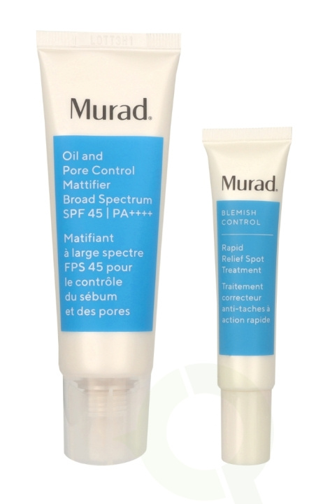 Murad Blemish Value 2024 Set 65 ml Rapid Spot Treatment 15ml/Oil-Control Mattifier SPF45 50ml i gruppen SKÖNHET & HÄLSA / Hudvård / Ansiktsvård / Ansiktskräm hos TP E-commerce Nordic AB (C79045)