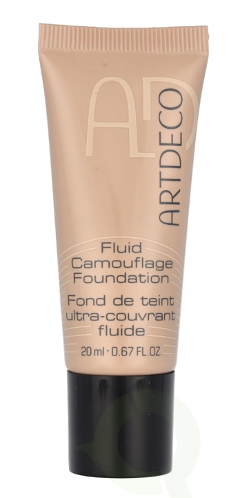 Artdeco Fluid Camouflage Foundation 20 ml #45 Neutral/Natural Camel i gruppen SKÖNHET & HÄLSA / Makeup / Basmakeup / Foundation hos TP E-commerce Nordic AB (C79067)