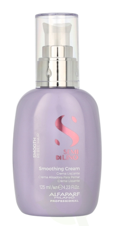 Alfaparf Semi Di Lino Smoothing Cream 125 ml i gruppen SKÖNHET & HÄLSA / Hår & Styling / Hårvårdsprodukter hos TP E-commerce Nordic AB (C79078)