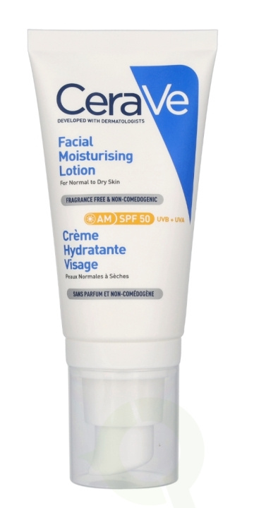 Cerave Facial Moisturising Lotion SPF50 52 ml For Normal To Dry Skin i gruppen SKÖNHET & HÄLSA / Hudvård / Kroppsvård / Body lotion hos TP E-commerce Nordic AB (C79100)