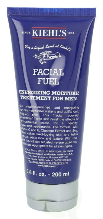 Kiehl\'s Men Facial Fuel Moisture Treatment 200 ml i gruppen SKÖNHET & HÄLSA / Hudvård / Ansiktsvård / Ansiktskräm hos TP E-commerce Nordic AB (C79114)