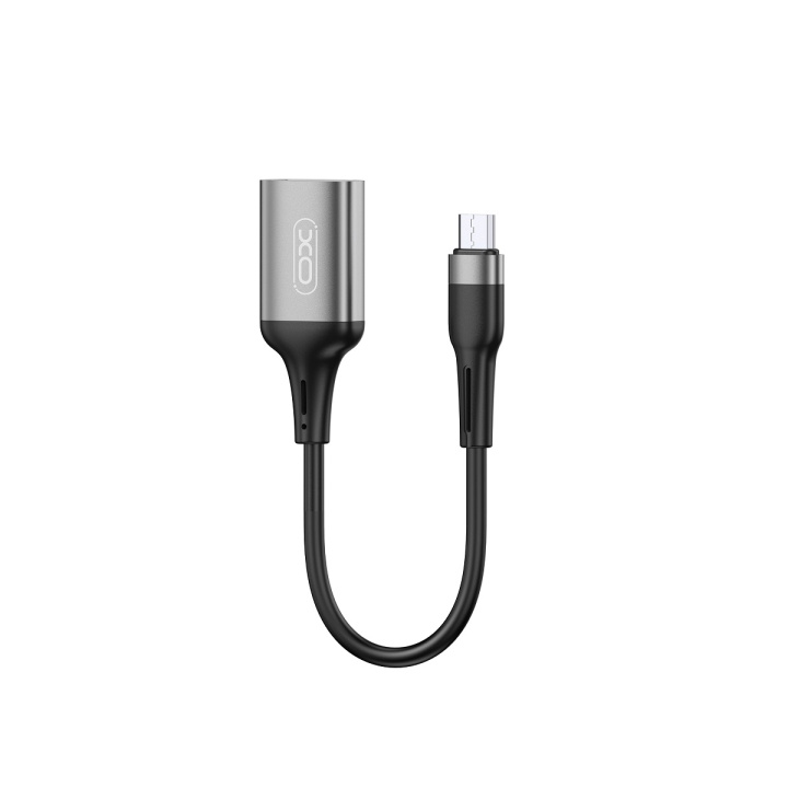 XO adapter OTG NB201 USB - microUSB svart i gruppen SMARTPHONE & SURFPLATTOR / Laddare & Kablar / Adaptrar hos TP E-commerce Nordic AB (C79252)