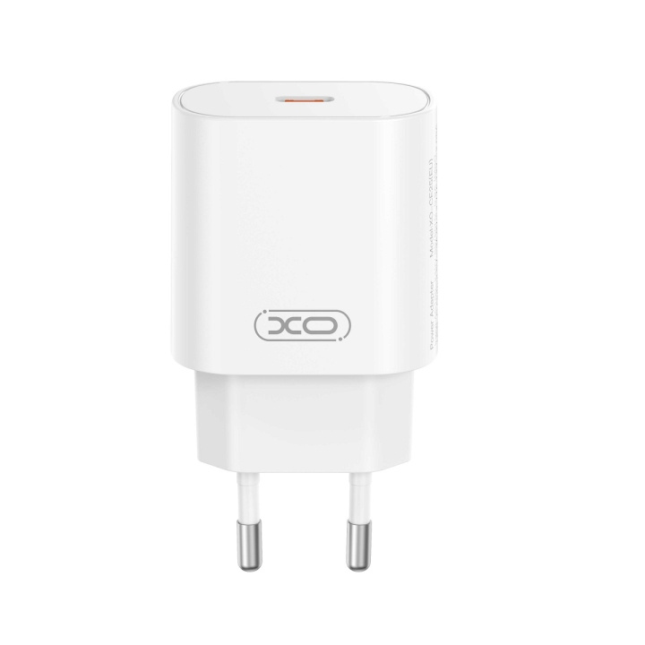 XO väggladdare CE25 PD 25W 1x USB-C vit i gruppen SMARTPHONE & SURFPLATTOR / Laddare & Kablar / Väggladdare / Väggladdare Typ C hos TP E-commerce Nordic AB (C79318)