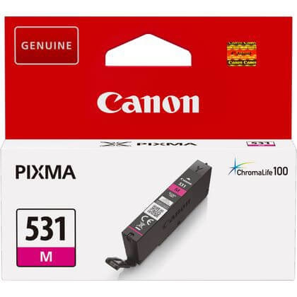 Canon Bläck 6120C001 CLI-531 Magenta i gruppen DATORER & KRINGUTRUSTNING / Skrivare & Tillbehör / Bläck & Toner / Bläckpatroner / Canon hos TP E-commerce Nordic AB (C79425)