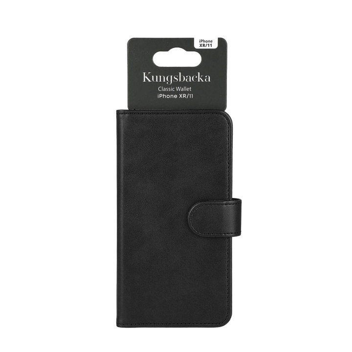 Kungsbacka Mobilfodral 3 Kortfack Svart - iPhone XR/11 i gruppen SMARTPHONE & SURFPLATTOR / Mobilskydd / Apple / iPhone 11 hos TP E-commerce Nordic AB (C79440)