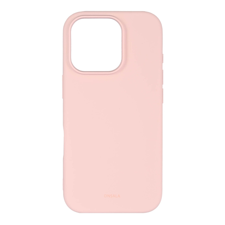 Onsala Mobilskal med Silikonkänsla Chalk Pink - iPhone 16 Pro i gruppen SMARTPHONE & SURFPLATTOR / Mobilskydd / Apple / iPhone 16 hos TP E-commerce Nordic AB (C79467)