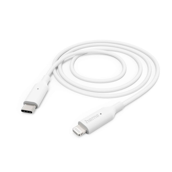 Hama Charging Cable USB-C to Lightning 1.0m White i gruppen SMARTPHONE & SURFPLATTOR / Laddare & Kablar / Kablar / Kablar Lightning hos TP E-commerce Nordic AB (C79486)