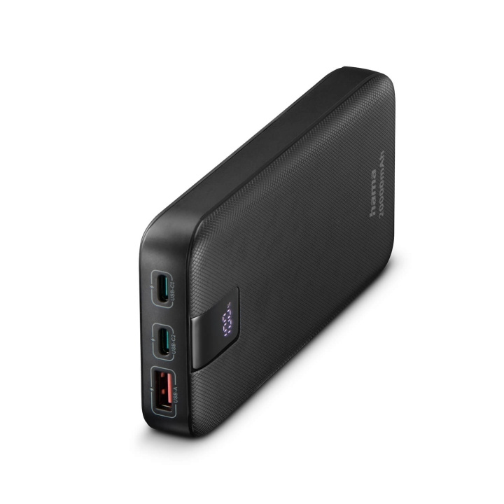 Hama Powerbank PD 20000mAh 2xUSB-C+1xUSB-A Antracit i gruppen SMARTPHONE & SURFPLATTOR / Laddare & Kablar / Powerbanks hos TP E-commerce Nordic AB (C79492)