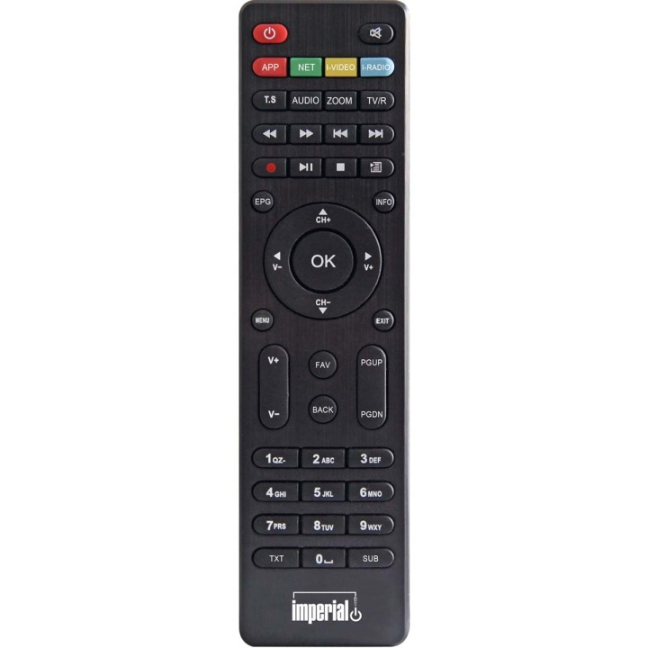 imperial Remote Control HD6i, HD6i Twin, HD6i kompakt i gruppen HEMELEKTRONIK / Ljud & Bild / TV & Tillbehör / Fjärrkontroller hos TP E-commerce Nordic AB (C79519)