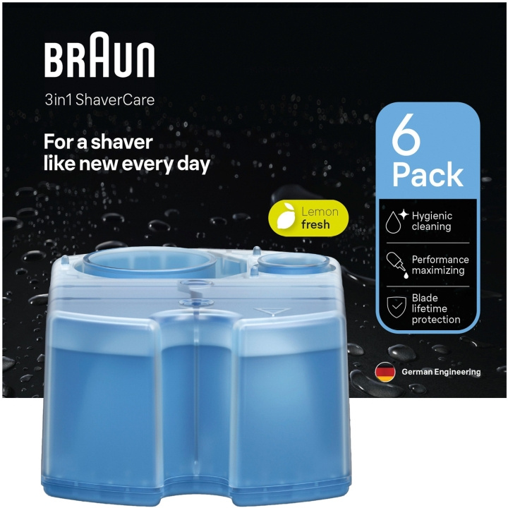 Braun Rengöringsrefill CCR5+1 i gruppen SKÖNHET & HÄLSA / Hår & Styling / Rakning & Trimning / Rakapparater hos TP E-commerce Nordic AB (C79525)