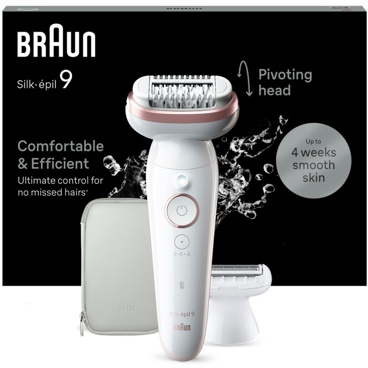 Braun Epilator Silk-épil 9 SES9-030 i gruppen SKÖNHET & HÄLSA / Hår & Styling / Hårborttagning / Epilatorer hos TP E-commerce Nordic AB (C79529)