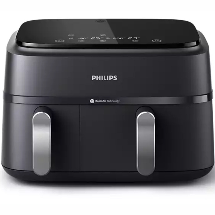 Philips Airfryer 3000 Series Dual Basket, 9L, NA351/00 i gruppen HEM, HUSHÅLL & TRÄDGÅRD / Hushållsmaskiner / Airfryers & fritöser hos TP E-commerce Nordic AB (C79534)