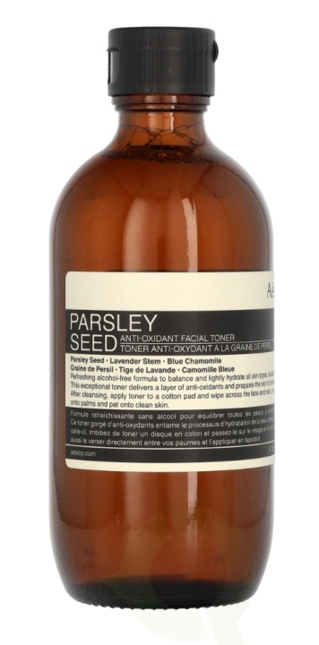 AESOP Parsley Seed Anti Oxidant Facial Toner 200 ml i gruppen SKÖNHET & HÄLSA / Hudvård / Ansiktsvård / Serum Hud hos TP E-commerce Nordic AB (C79537)