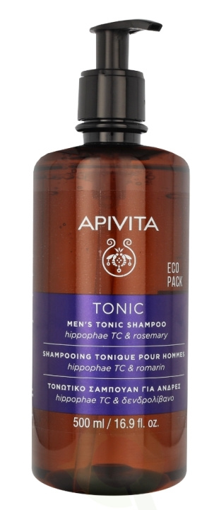 Apivita Tonic Men\'s Shampoo 500 ml i gruppen SKÖNHET & HÄLSA / Hår & Styling / Hårvårdsprodukter / Schampo hos TP E-commerce Nordic AB (C79606)