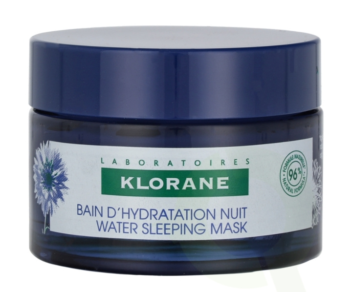 Klorane Water Sleeping Mask - Cornflower & Hyaluronic Acid 50 ml i gruppen SKÖNHET & HÄLSA / Hudvård / Ansiktsvård / Ansiktskräm hos TP E-commerce Nordic AB (C79636)