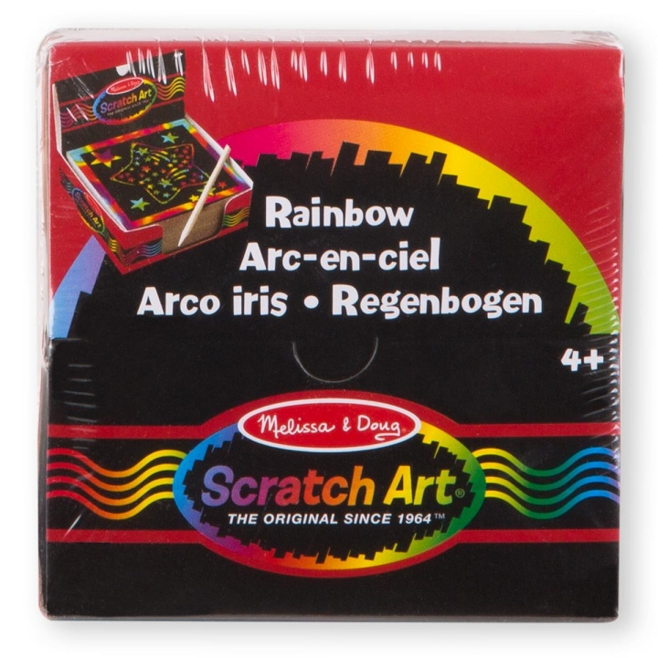 Melissa & Doug Scratch Art Mini Notes Regnbåge i gruppen LEKSAKER, BARN- & BABYPRODUKTER / Leksaker / Rita & Räkna hos TP E-commerce Nordic AB (C79778)