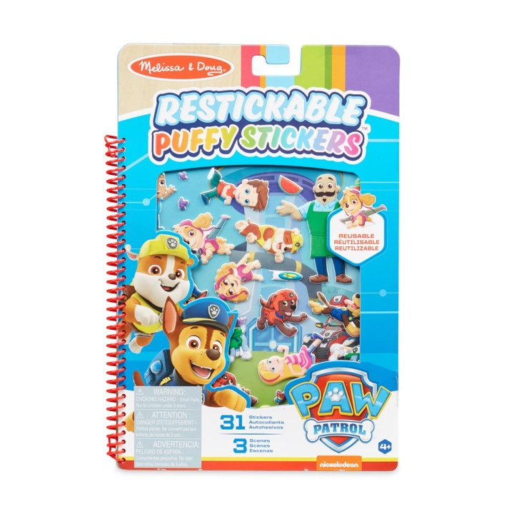 Melissa & Doug Återanvändbara Puffy Stickers Aktivitetsbok Paw Patrol Äventyrsbukten i gruppen LEKSAKER, BARN- & BABYPRODUKTER / Leksaker / Pyssel hos TP E-commerce Nordic AB (C79781)