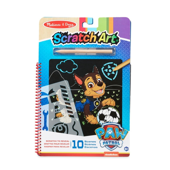 Melissa & Doug Skraplåda Paw Patrol Chase i gruppen LEKSAKER, BARN- & BABYPRODUKTER / Leksaker / Pyssel hos TP E-commerce Nordic AB (C79783)