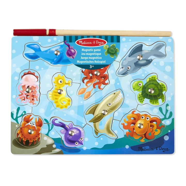 Melissa & Doug Magnetiskt träpusselspel Fiske i gruppen LEKSAKER, BARN- & BABYPRODUKTER / Leksaker / Barnpussel hos TP E-commerce Nordic AB (C79791)