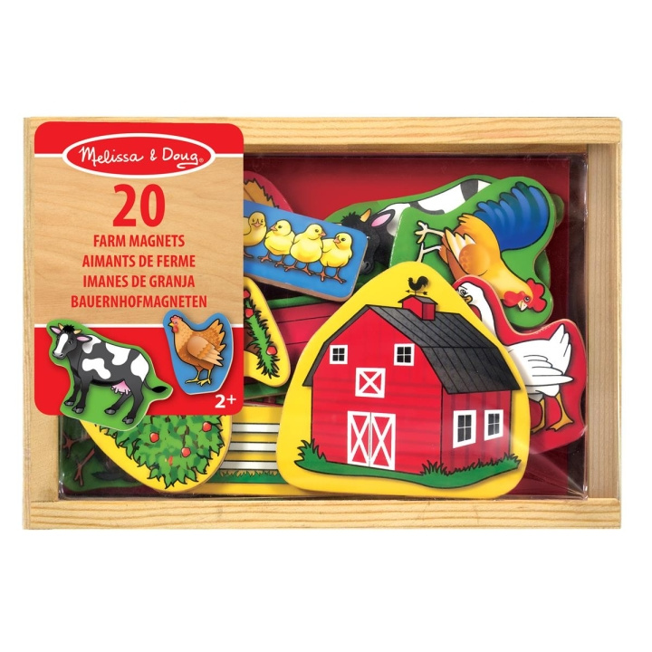 Melissa & Doug Trämagneter Gård i gruppen LEKSAKER, BARN- & BABYPRODUKTER / Leksaker / Pyssel hos TP E-commerce Nordic AB (C79793)