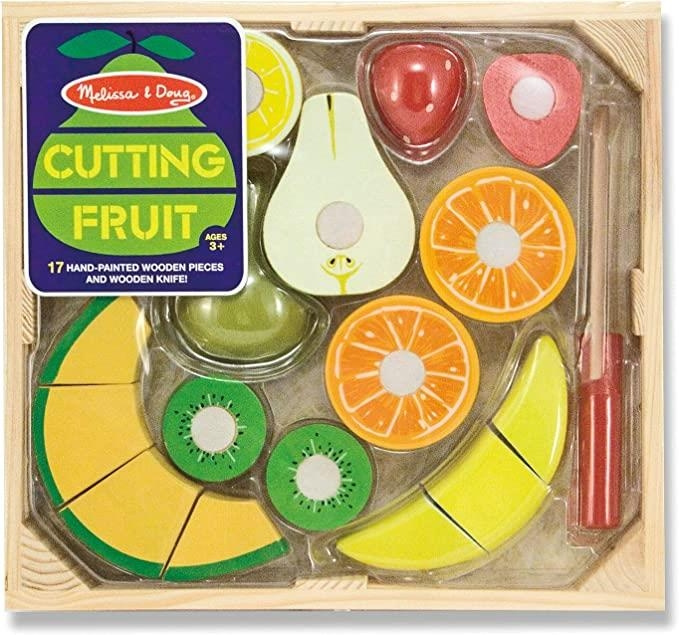 Melissa & Doug Food Play Träskärning Frukt i gruppen LEKSAKER, BARN- & BABYPRODUKTER / Leksaker / Lilla hemmet & Rollek hos TP E-commerce Nordic AB (C79800)