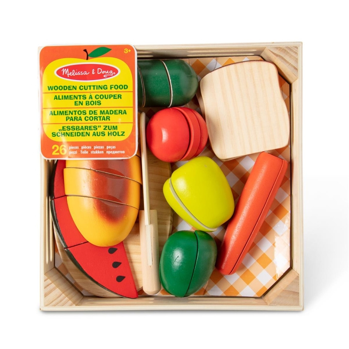 Melissa & Doug Food Play Träskärbräda Mat i gruppen LEKSAKER, BARN- & BABYPRODUKTER / Leksaker / Lilla hemmet & Rollek hos TP E-commerce Nordic AB (C79804)