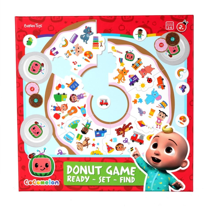 Barbo Toys CoComelon Donut Game - Redo, inställd, hitta i gruppen LEKSAKER, BARN- & BABYPRODUKTER / Leksaker / Sällskapsspel / Barnspel hos TP E-commerce Nordic AB (C79824)