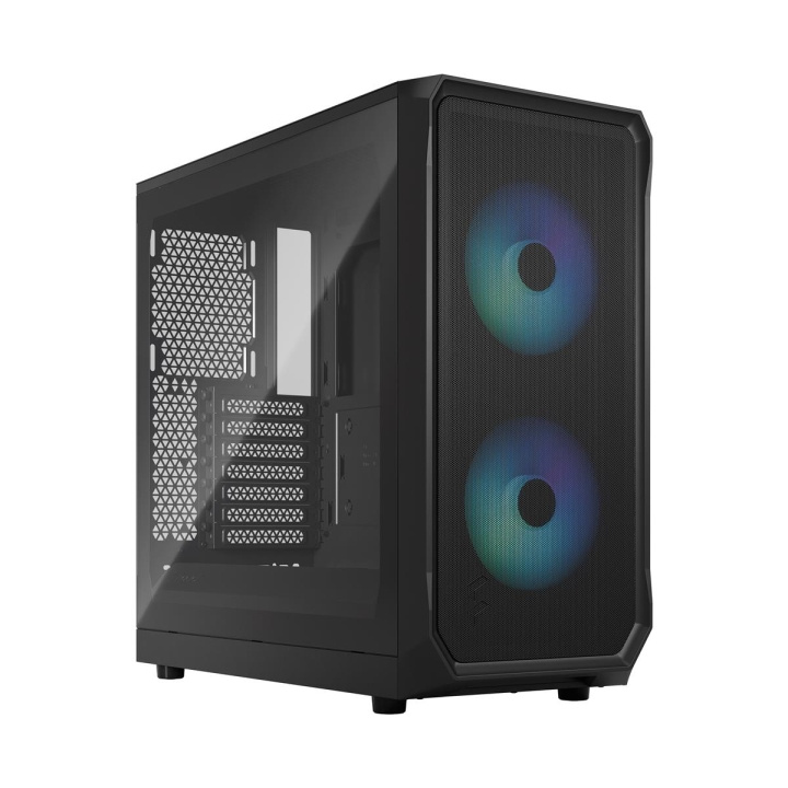 Fractal Design Focus 2 RGB Svart TG Clear Tint i gruppen DATORER & KRINGUTRUSTNING / Datorkomponenter / Datorchassi hos TP E-commerce Nordic AB (C79920)