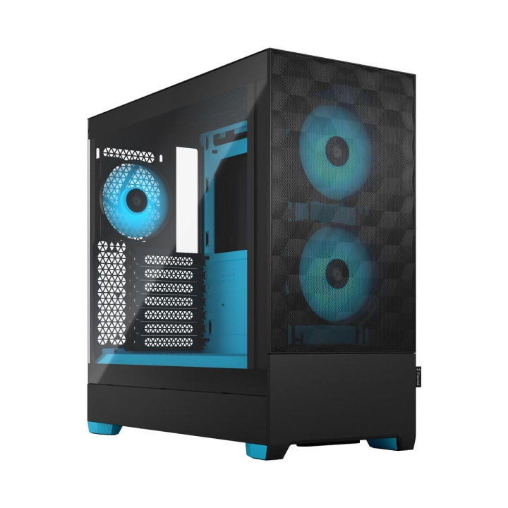 Fractal Design Pop Air RGB Cyan Core TG Clear Tint i gruppen DATORER & KRINGUTRUSTNING / Datorkomponenter / Datorchassi hos TP E-commerce Nordic AB (C79926)