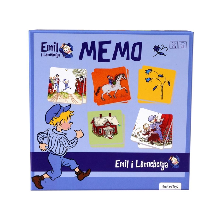 Barbo Toys Emil Memo i gruppen LEKSAKER, BARN- & BABYPRODUKTER / Leksaker / Sällskapsspel / Barnspel hos TP E-commerce Nordic AB (C79962)