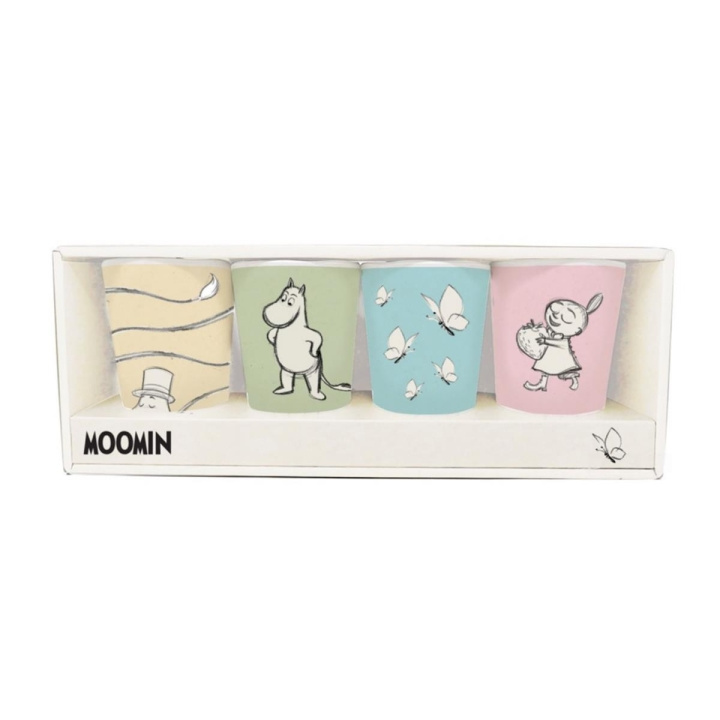 Barbo Toys Mumin 100% Melamin Servis 4 Muggar Set i gruppen LEKSAKER, BARN- & BABYPRODUKTER / Äta & Dricka / Flaskor & Barnmuggar hos TP E-commerce Nordic AB (C79965)