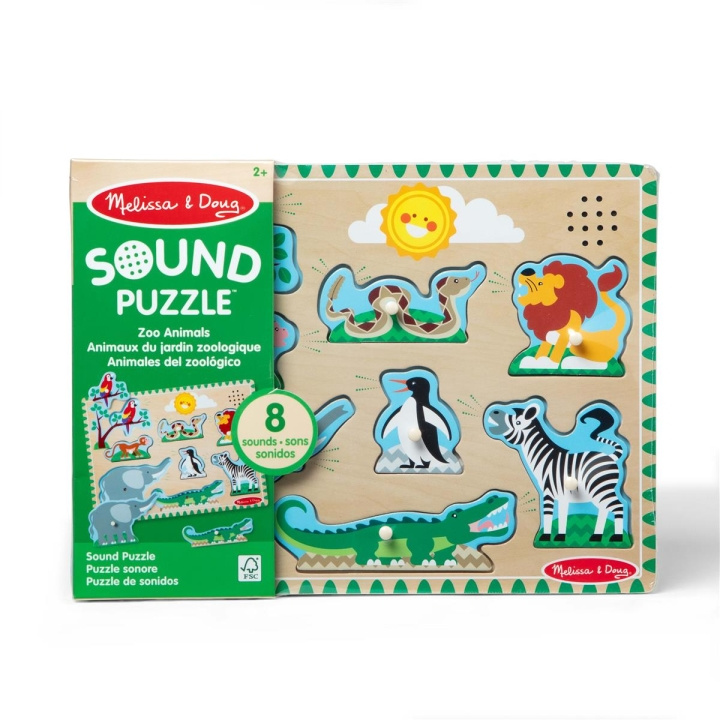 Melissa & Doug Ljudpussel Djurparksdjur i gruppen LEKSAKER, BARN- & BABYPRODUKTER / Leksaker / Pussel hos TP E-commerce Nordic AB (C80000)