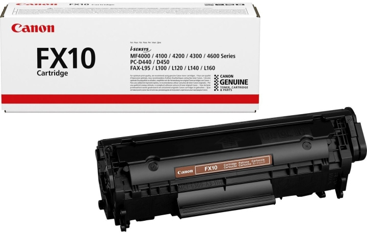 Canon FX-10 laserbläckpatron, svart i gruppen DATORER & KRINGUTRUSTNING / Skrivare & Tillbehör / Bläck & Toner / Bläckpatroner / Canon hos TP E-commerce Nordic AB (C80126)