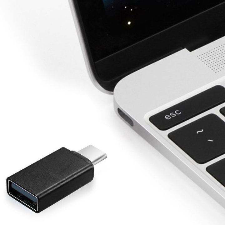 Cablexpert USB-C till A adapter i gruppen DATORER & KRINGUTRUSTNING / Datorkablar / USB-kablar / USB-C hos TP E-commerce Nordic AB (C80181)